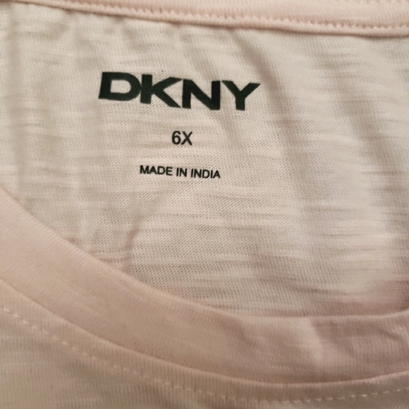 DKNY GIRLS SHIRT(light Peach color) - Picture 2 of 4